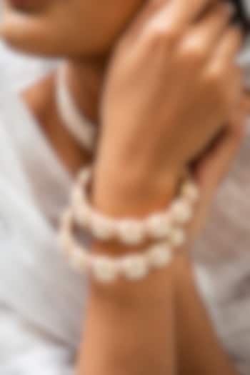 Gold Finish Kundan Polki Kada by Zevar King at Pernia's Pop Up Shop