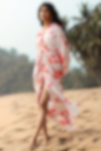 Pink Tie-Dye Summer Dress by Zwaan at Pernia's Pop Up Shop