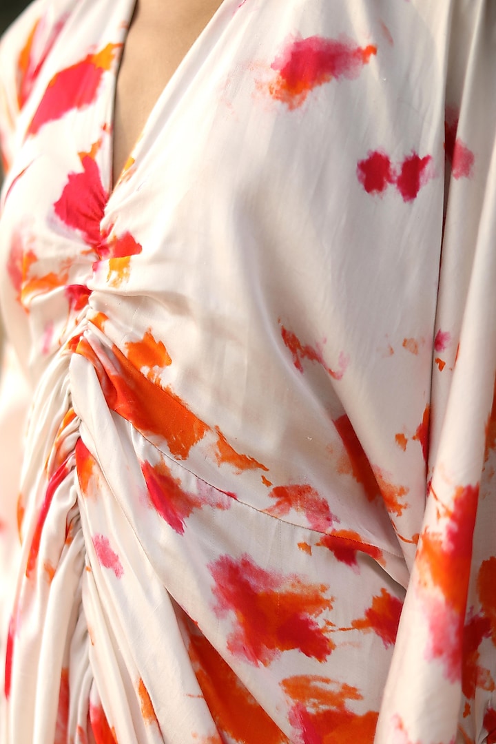 Pink Tie-Dye Summer Dress by Zwaan at Pernia's Pop Up Shop