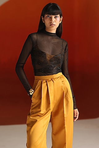 Buy Turtleneck Bodysuit for Women Online from India's Luxury Designers 2023