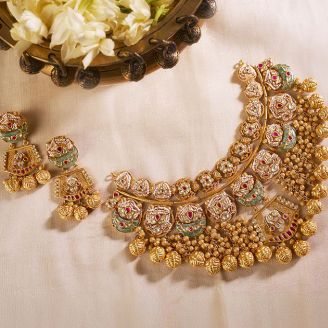 Meenakari Necklaces-Delve Into The Making of Meenakari Jewellery