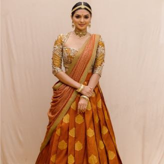 Lehenga Saree -Delve Into The Crafts Of Sarees