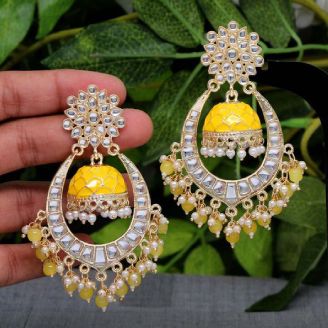 Meenakari Earrings-Delve Into The Making of Meenakari Jewellery